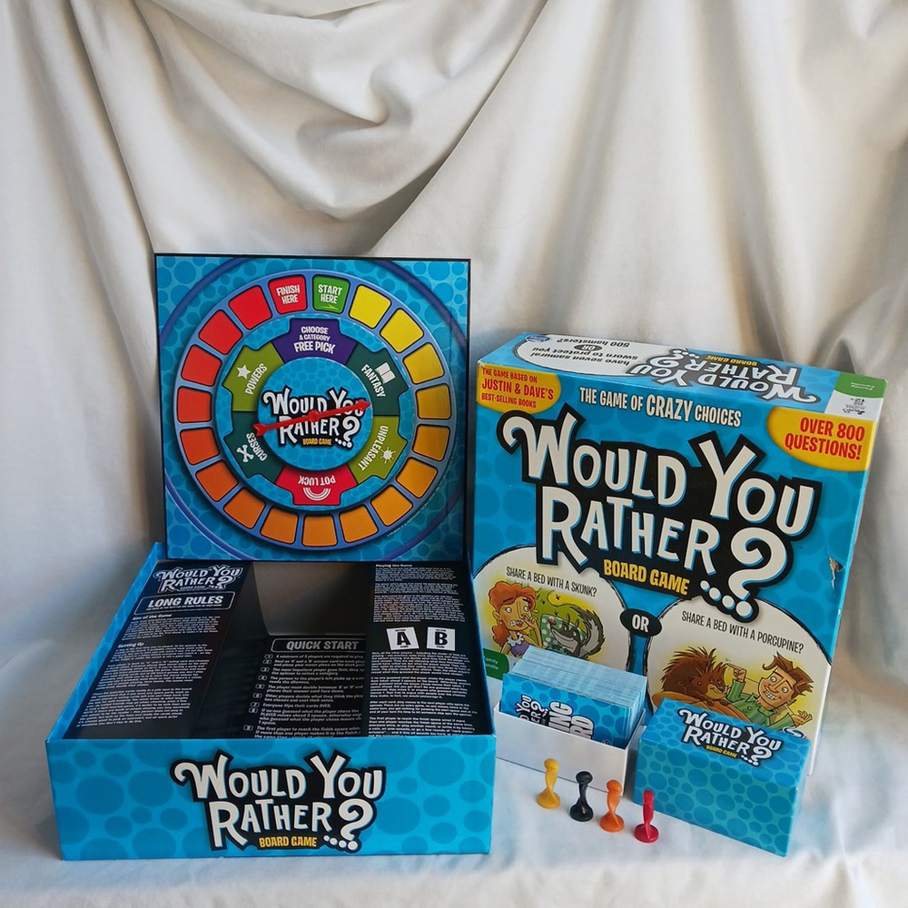 Spin Master Would You Rather Family Questions Board Game 12+
